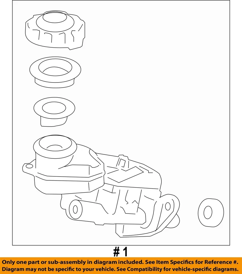 Cilindro maestro de freno usado se adapta a: Honda Cr-v 2010 vehículo asistencia de estabilidad grado Foto 4 de 4