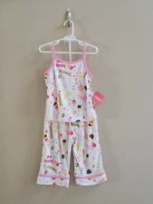 Girls GYMBOREE 2 Piece Ice Cream PJs Pajamas Gymmies Sz 3 4 NWT