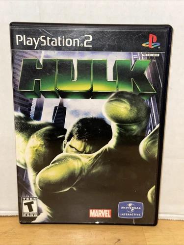 Hulk (Sony PlayStation 2, 2003) Missing Manual Tested Cleaned
