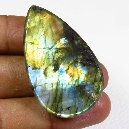 Natural Multi Flash Labradorite Gemstone 54-226Ct Mix Shape Spectrolite Cab LB-J - Picture 7 of 28
