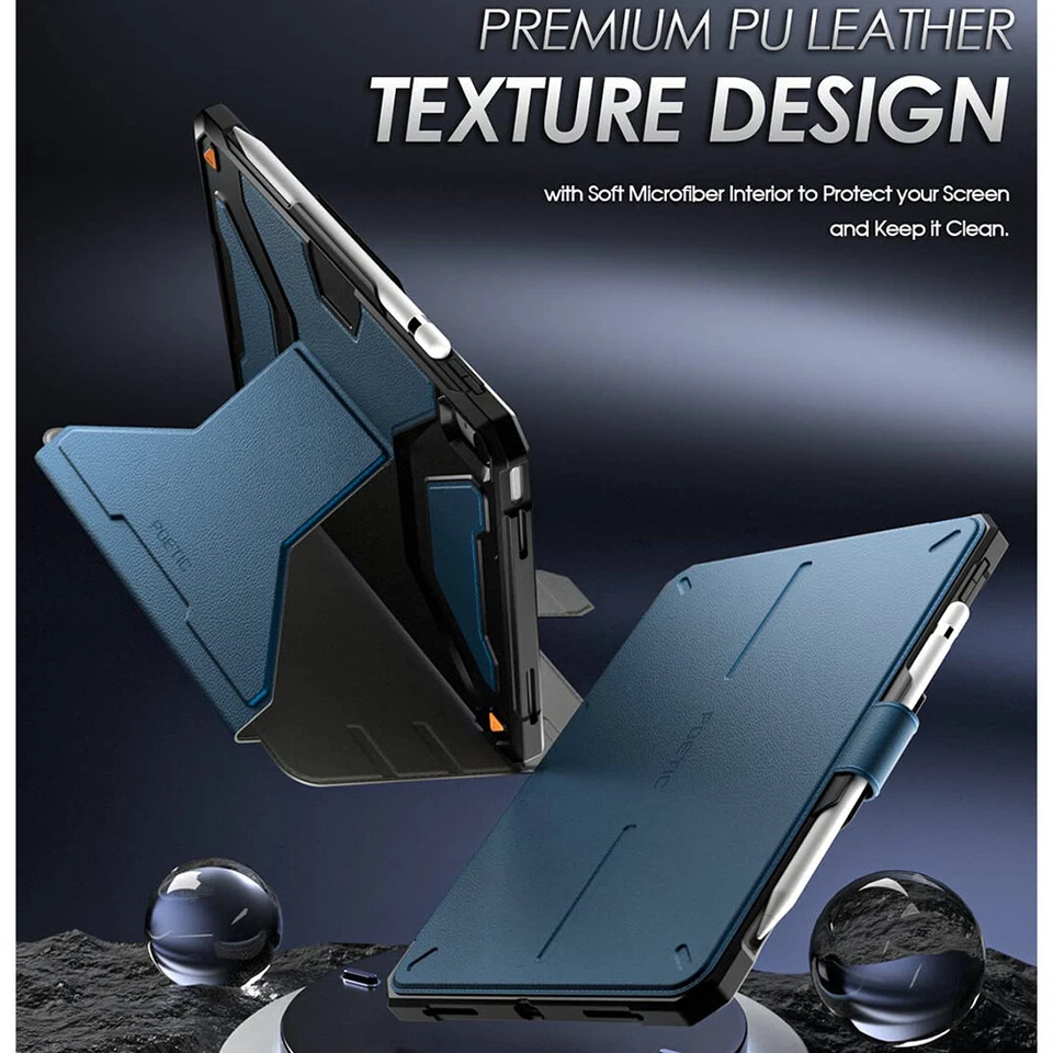 Poetic для iPad 10.9 2022 чехол стойка Folio чехол с карандаш держатель чехол - Изображение 4 из 4