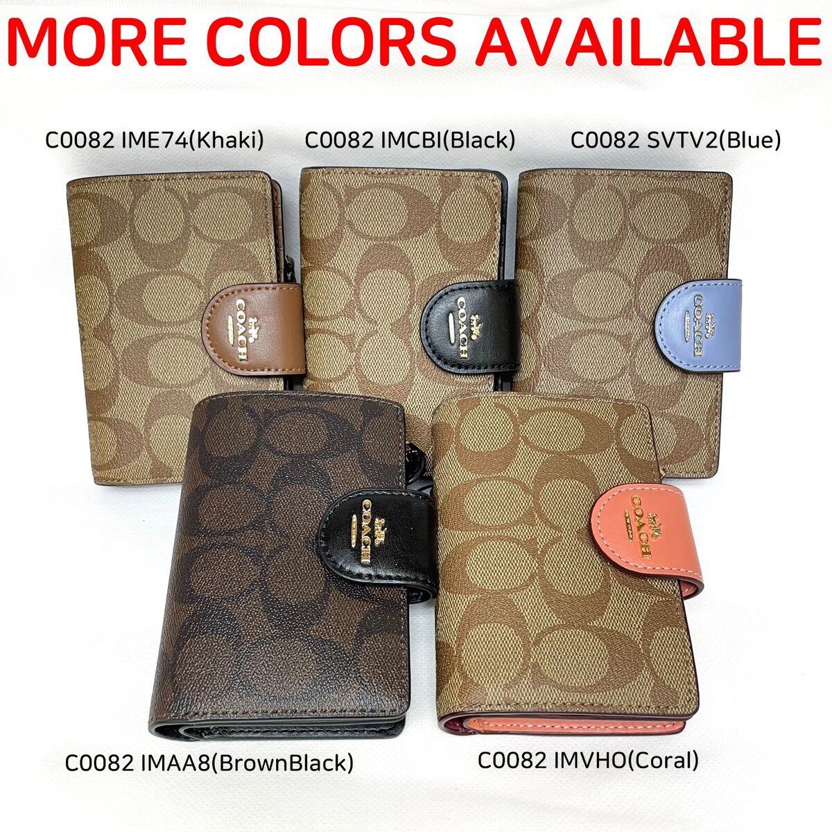【COACH】Medium Corner Zip Wallet 二つ折り財布 NWT COACH C0082 WOMEN MEDIUM CORNER ZIP WALLET IN SIGNATURE