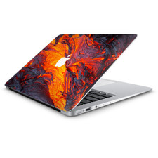 Skin Decal Wrap for Macbook Air 13 Inch 13" - Charred Lava volcano ash