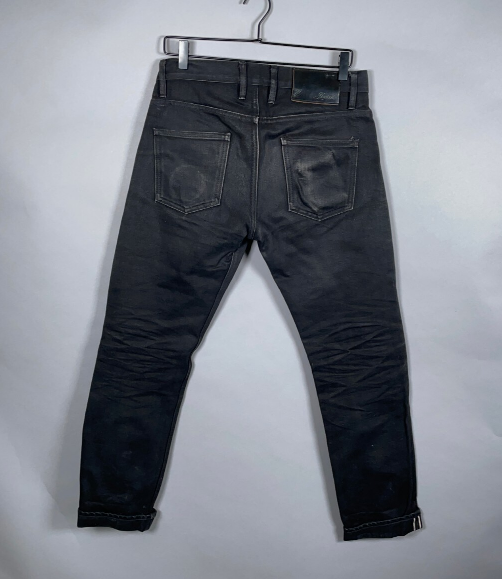 3Sixteen ST-220X Double Black Selvedge Jeans Men's 31 Slim Tapered Oz  Denim