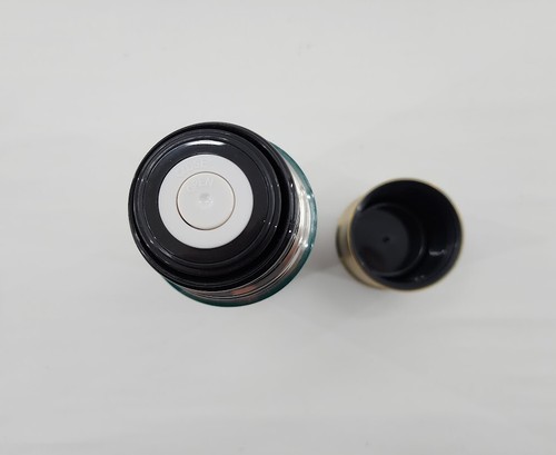 Stansport Green Shotgun Shell Thermos 12 GA Bottle with One-Push Top - Picture 4 of 9