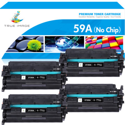 4x Toner für HP CF259A 59A LaserJet Pro MFP M404dw M404dn M428fdw M428fdn M428dw