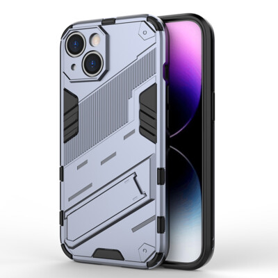 For iPhone 17 Pro Max 16 15 14 13 12 X 7 Luxury Armor Folding Bracket Phone Case