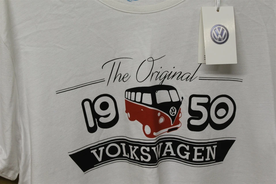 VW Retro 1950 Hombre Camiseta Grande 7E2084200C Nuevo Artículo de Mercancía Genuina Foto 2 de 3