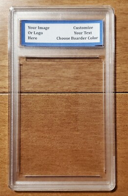 graded card slab labels Custom Card Slab Baseball Basketball Football Pokemon Yu Gi Oh Design Your  Label