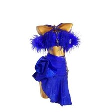 Latin Dance National Standard Dance Competition Flash Skirt Samba Women Dress