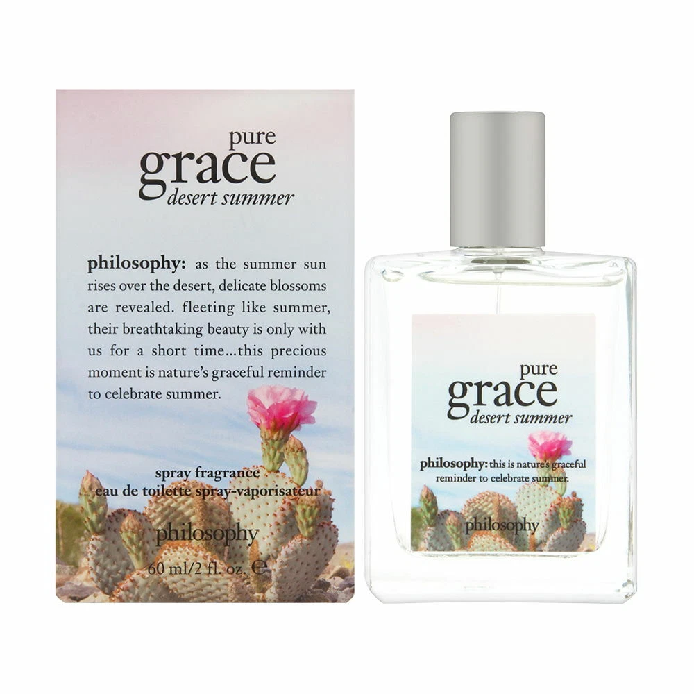 Pure Grace Eau de Toilette Spray by Philosophy - 4 oz