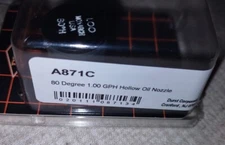 Lot of 2 Durst A871C Oil Burner Nozzle 80 Degree 1.00 GPH Hollow Oil NEW