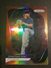 2020 Prizm Baseball Jonathan Gray Red-Orange Parallel Colorado Rockies 