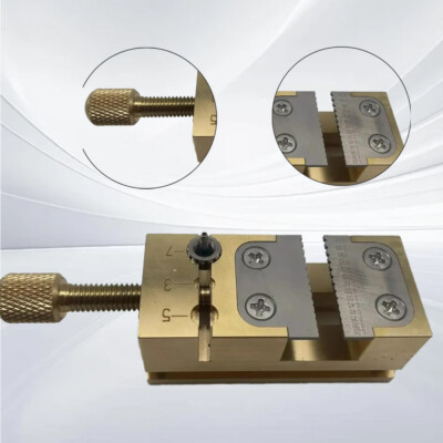 Copper Watch Repair Tool Holder Watchmaker Lightweight Portable Wheel Vice Clamp