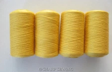 HONEYGOLD #715  SPUN POLYESTER SERGER & QUILTING THREAD 4 TUBES 1000 YDS. EACH