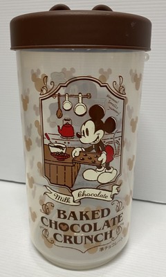 Tokyo Disney Resort Mickey Mouse Baked Chocolate Crunch Container Japan Limited