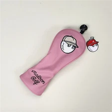 Malbon Golf Club Head Covers Pink, Wood, Driver, Putter, Hybrid, Mallet