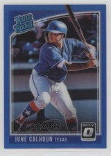 2018 Donruss Optic Rated Rookie Variation Blue Prizm /149 Willie Calhoun #40 6we