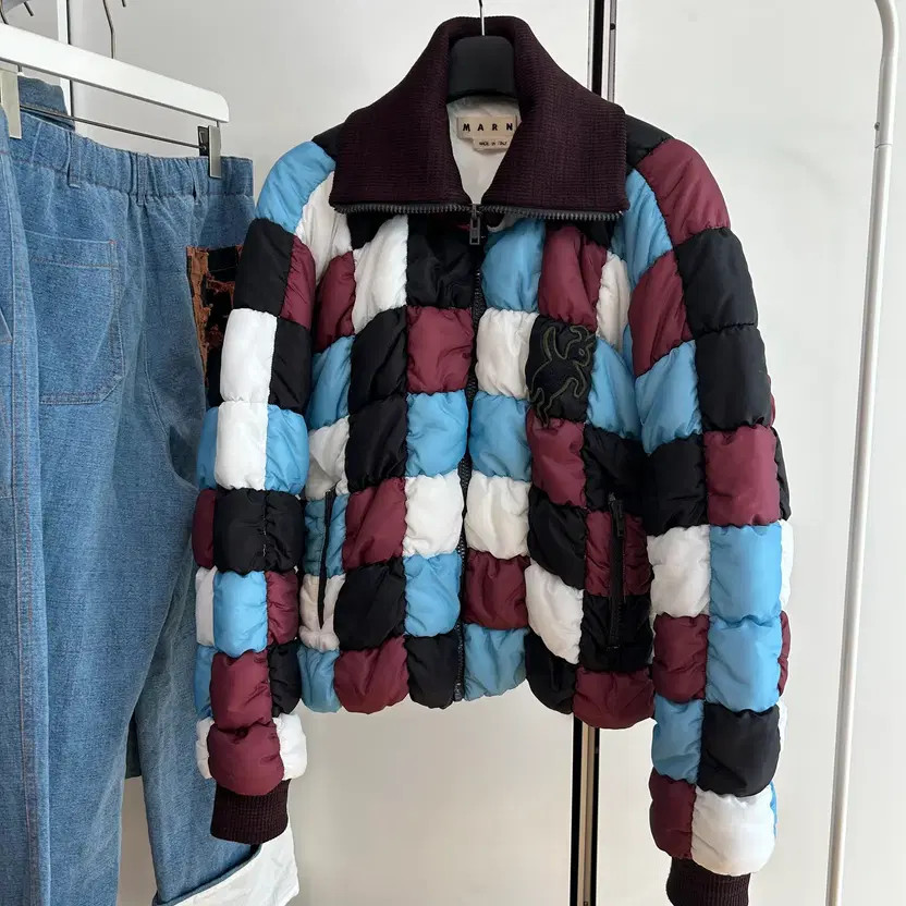 Marni Multi Patchwork Padded Coat Men Korean Size… - image 9