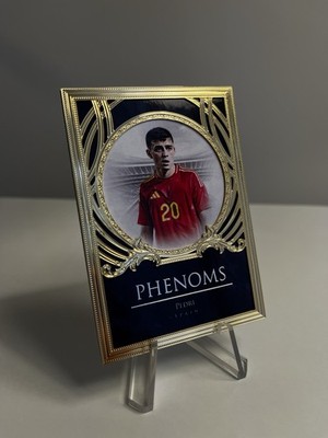 Futera Unique World Football Gold Frame Espana Spain Pedri 1/1 Ond of One 1of1
