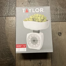New Taylor White Mechanical Kitchen Scale 11 lb 5kg Weight Capacity