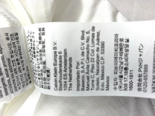 CALVIN KLEIN MEN'S SZ LG SET 2 WHITE V-NECKED SS T-SHIRTS 100% COTTON NEW - Picture 9 of 24