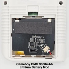 Gameboy Original DMG Rechargeable Lithium Battery Mod USB-C Li-ion LiPo Game Boy
