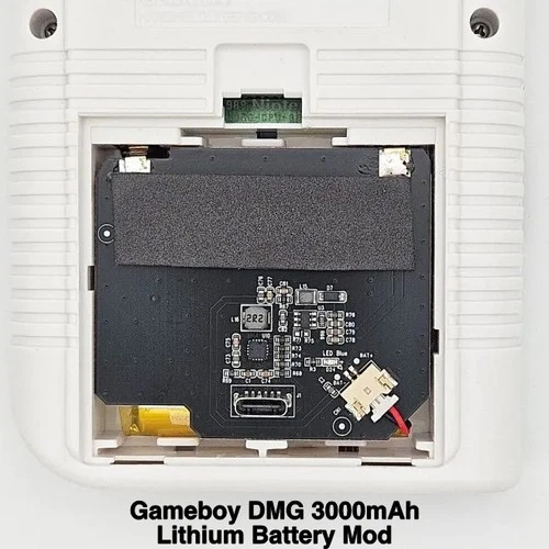 Gameboy Original DMG Rechargeable Lithium Battery USB-C Li-ion LiPo Game Boy