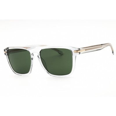 Hugo Boss Men's Sunglasses Transparent Grey Plastic Square BOSS 1599/S 0KB7 QT