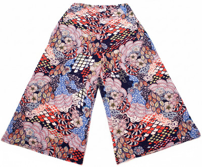 Coco Bianco Wide Leg Palazzo Pants Women's Large,  Boho Flowy Floral