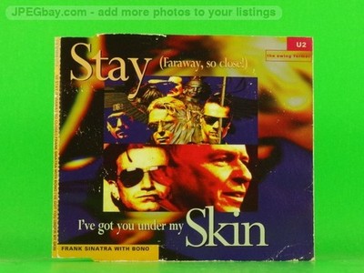 U2 STAY (FARAWAY, SO CLOSE) (L71) 4 Track CD Single including Picture Sleeve ISL