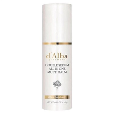 D'ALBA Double Serum All-in-one Multi Balm 10g Vegan Anti Wrinkle K-Beauty *1-3