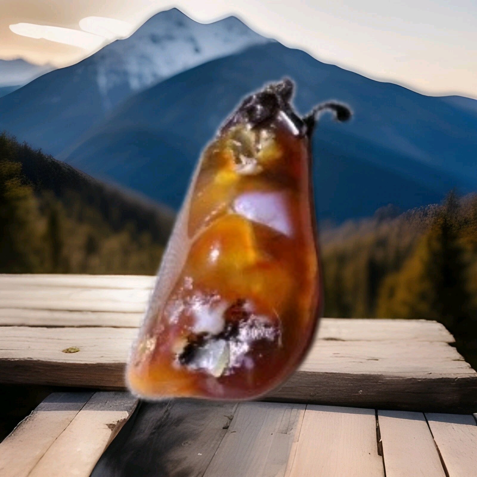 Fire Agate Pendent - image 2