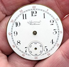 Antique Waltham Grade 60 Mod 1891 7j 0s 29mm Pocket Watch Movement Read