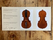 Antico Violino F.M. Bertucci, Roma 1930 certificato Eric Blot old italian