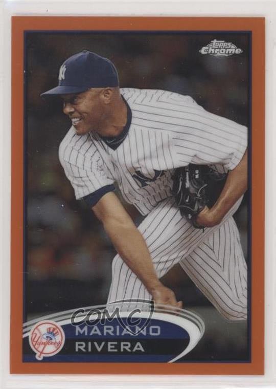 2012 Topps Chrome Retail Orange Refractor Mariano Rivera #150 HOF 00n5