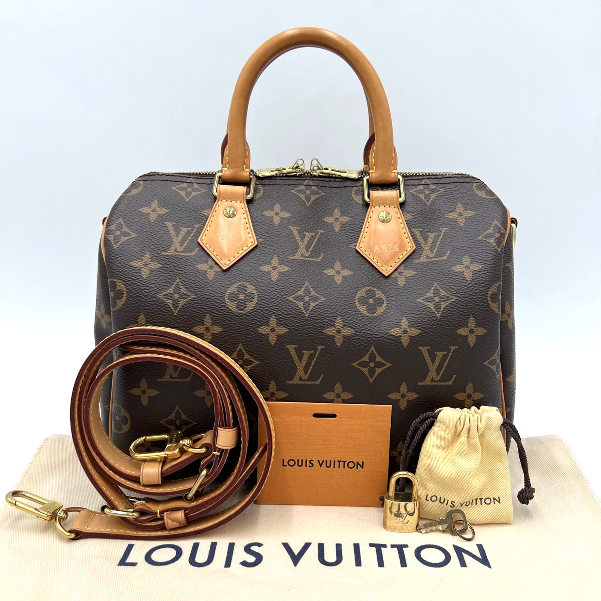 Louis Vuitton バッグ LOUIS VUITTON Monogram Speedy Bandouliere 25 2way Bag M41113 Auth