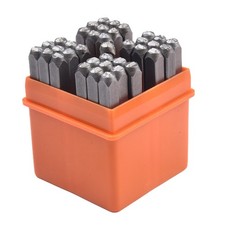 Craftsmanship Made for Easy 37Pcs Letter Number Punch Set 3mm Leather Stamping