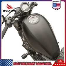 WOLFLINE Fuel Gas Oil Tank Covers For Honda Rebel 500 300 250 CMX 2017-2025