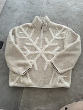 Oysho Fleece Pullover Sherpa beige/ecru Flock...