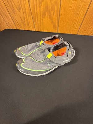 HUMTTO Outdoor Water Shoes Aqua Sneakers Gray and Lime