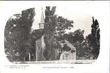 Old Grand Pre Church, GRAND PRE, Nova Scotia Postcard - J.F. Herbin