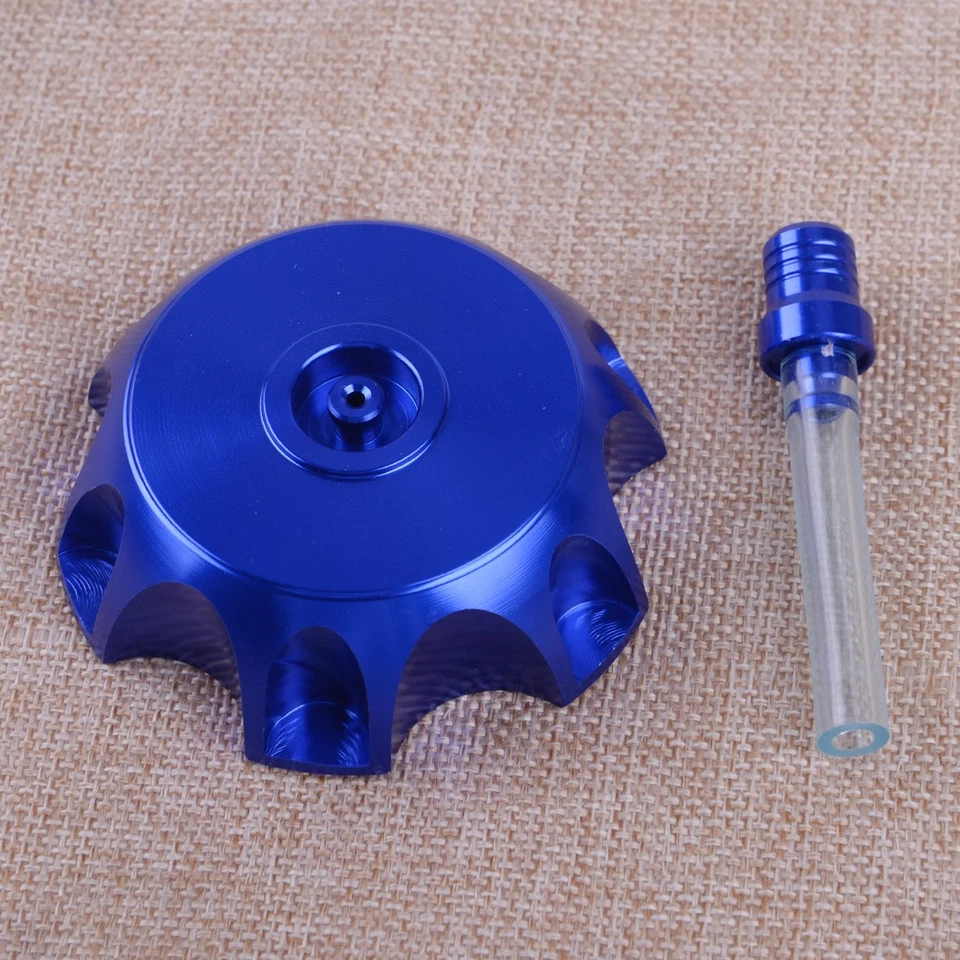 Cubierta de tapa de tanque de gasolina CNC apta para moto de cross Honda CQR250 CR85R CR125R Foto 3 de 4