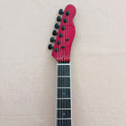 6 String Tele Electric Guitar Mahogany Body Rosewood Fretboard BK Part in Red — photo 5