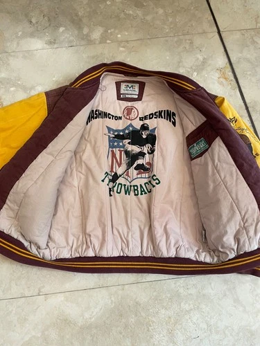 Vintage Washington Redskins NFL Mirage Bomber Jacket image 11