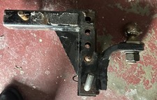 Adjustable Hitch Ball Mount 5k Lbs For 2 Receiver 9.5 In Drop