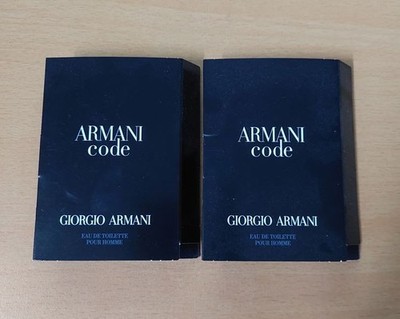 Giorgio Armani - ARMANI Code - Pour Homme - 2mal 1,2ml - Eau de Toilette - NEU