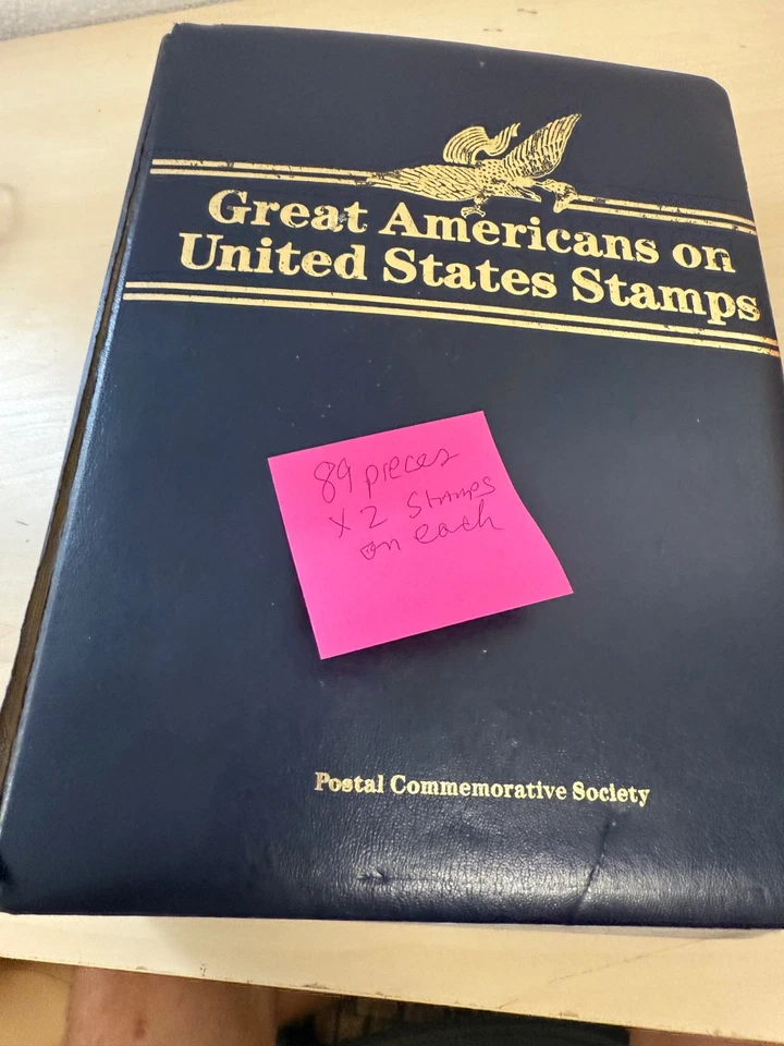 伟大的美国邮票 89 张邮票和 89 22K 黄金复制品套装 — 第 4/4 张图片