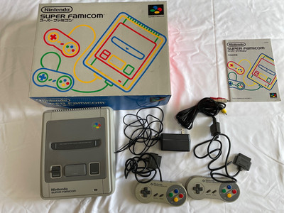 Nintendo Super Famicom Console Set in Box Tested Japan