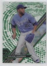 2017 Topps High Tek Pattern 1 Green Rainbow 88/99 Kelvin Herrera #HT-KH s3g